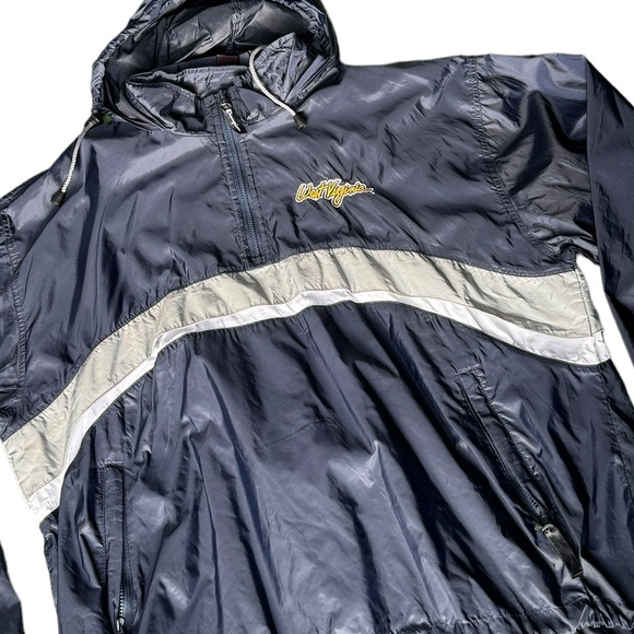 Champions men’s West Virginia university Mountaineers hooded windbreaker jacket - Picture 3 of 7